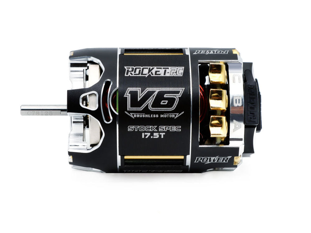 SURPASS HOBBY ROCKET 540 V6 センサー付きブラシレスモーター(13.5T / 17.5T / 21.5T)|1/10スケールRCカー競技用モーター|IFMAR/ROAR対応 高性能RCモーター