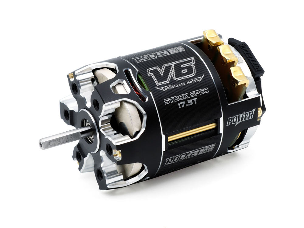 SURPASS HOBBY ROCKET 540 V6 センサー付きブラシレスモーター(13.5T / 17.5T / 21.5T)|1/10スケールRCカー競技用モーター|IFMAR/ROAR対応 高性能RCモーター