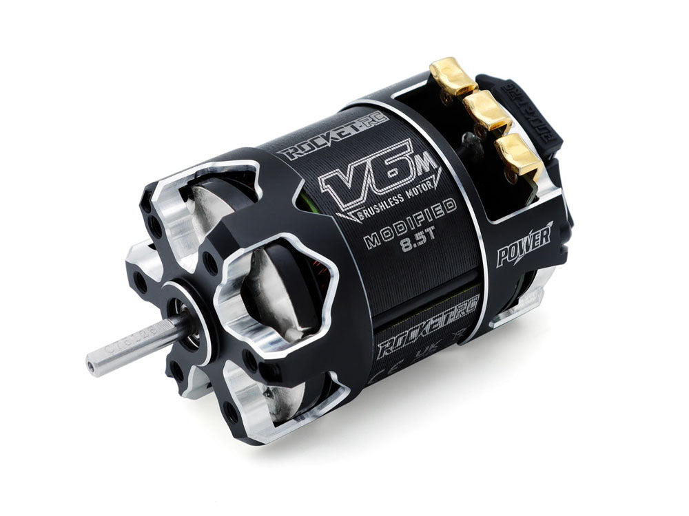 SURPASS HOBBY ROCKET 540 V6-M センサー付きブラシレスモーター|1/10ラジコンカー競技用 ・MODIFIED仕様 |3.5T〜10.5T 選択可能