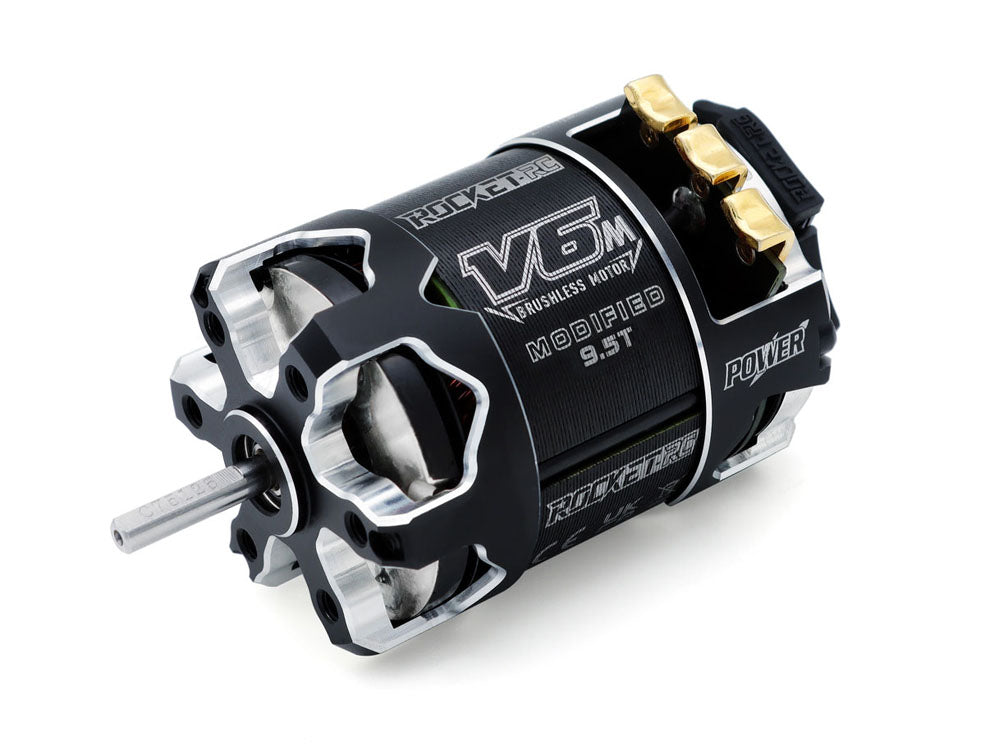 SURPASS HOBBY ROCKET 540 V6-M センサー付きブラシレスモーター|1/10ラジコンカー競技用 ・MODIFIED仕様 |3.5T〜10.5T 選択可能