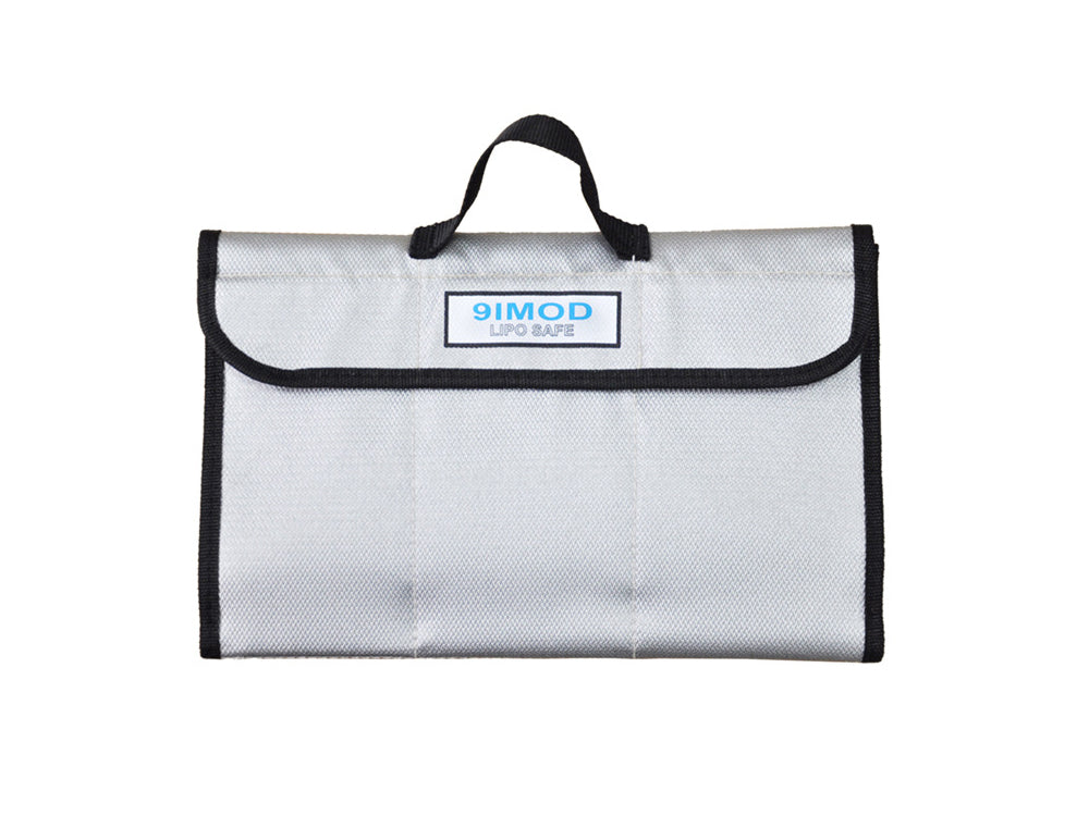 ARRIS リポバッテリー 防爆・防火 セーフティバッグ(独立仕切り付き / 大容量305×200mm)