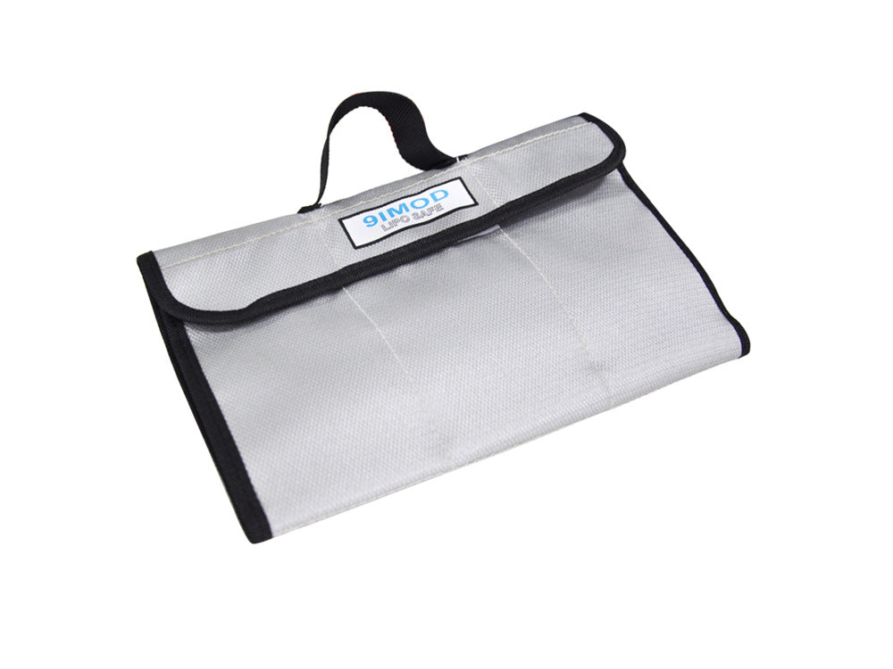 ARRIS リポバッテリー 防爆・防火 セーフティバッグ(独立仕切り付き / 大容量305×200mm)