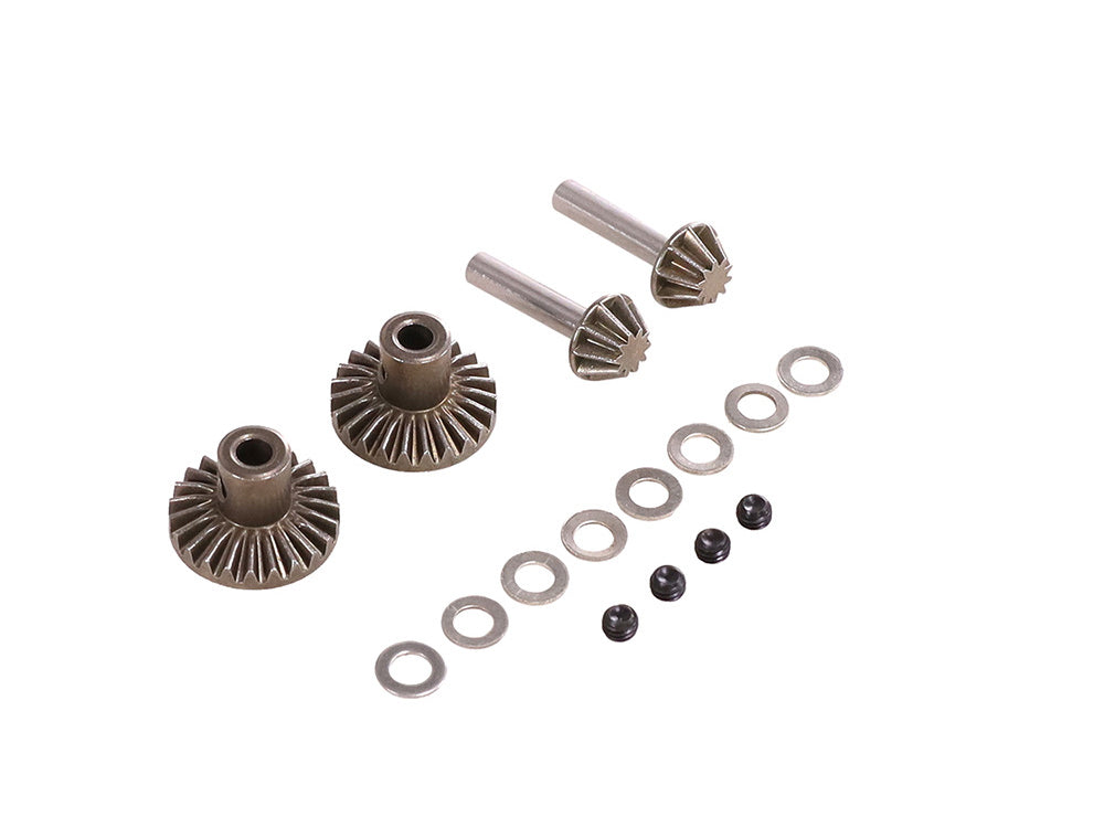 ラジコンカー用 金属製前後アクスル 高硬度粉末冶金ギア WPL 1/16 MN MODEL MN98 / MN99S / MN99SV2 など対応