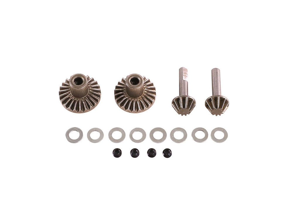 ラジコンカー用 金属製前後アクスル 高硬度粉末冶金ギア WPL 1/16 MN MODEL MN98 / MN99S / MN99SV2 など対応