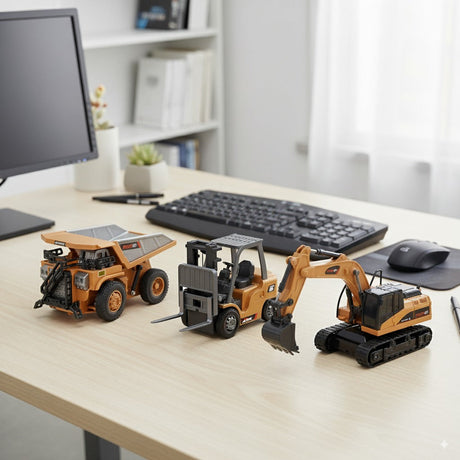 【新商品情報】1:64スケールRC建設車両シリーズ登場！デスクサイズで楽しむ本格ミニ建機