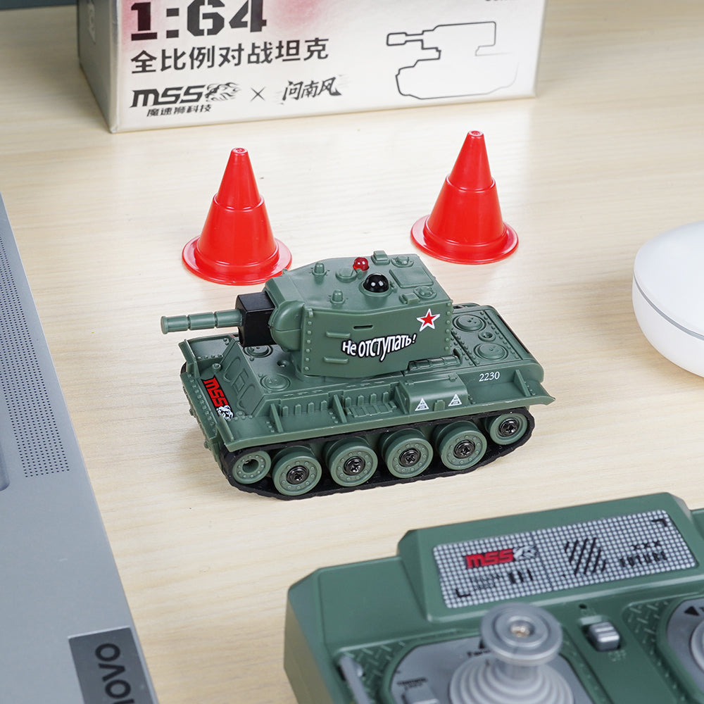 ARRISHOBBY 1/64 スケール RC戦車 赤外線バトル対応 2.4GHz 回転砲塔