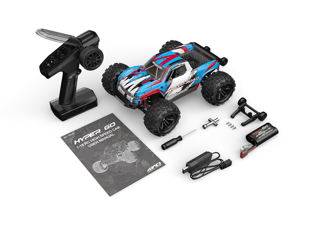 MJX HYPER GO 16218 1/16 RCブラシレスモンスタートラックRTR 技適付 MJX HYPER GO 16218 1/16 RCブラシレスモンスタートラックRTR 技適付