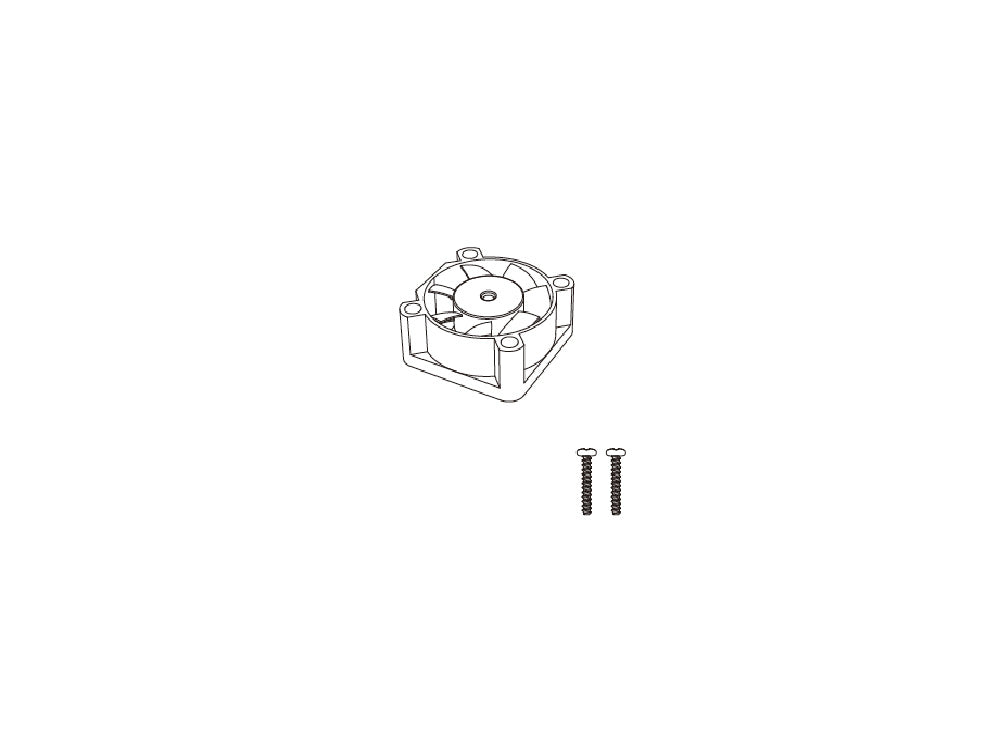 MJX 14302/14303 RC高速ドリフトカー用 ESC冷却ファン スペアパーツ
