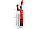 BEAT 450mAh 1S/2S/3S/4S/6S 75C リポバッテリー PH2.0/XT30/XT60