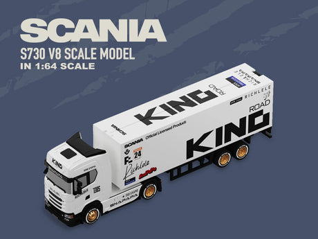 Wen Nan Feng 1/64 Scania S730 V8 全比例RCドリフトトラックRTR 公式ライセンス取得Z6760