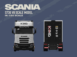 Wen Nan Feng 1/64 Scania S730 V8 全比例RCドリフトトラックRTR 公式ライセンス取得Z6760