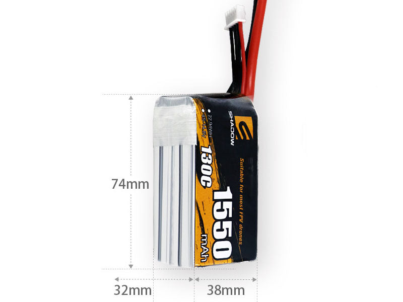BEAT 1550mAh 4S/6S 130C リポバッテリー XT30/XT60
