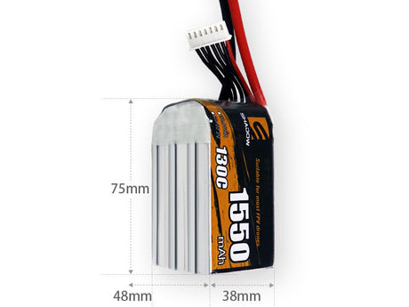 BEAT 1550mAh 4S/6S 130C リポバッテリー XT30/XT60
