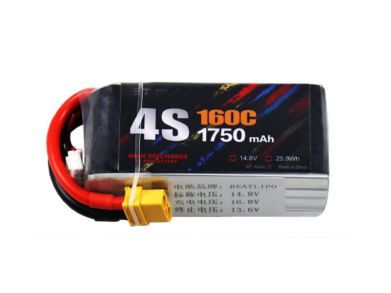BEAT 1750mAh 4S/6S 160C リポバッテリー XT30/XT60