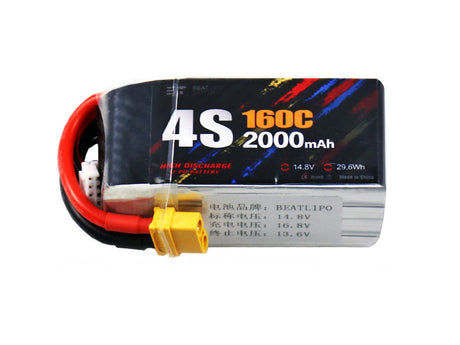 BEAT 2000mAh 4S/6S 160C リポバッテリー XT30/XT60