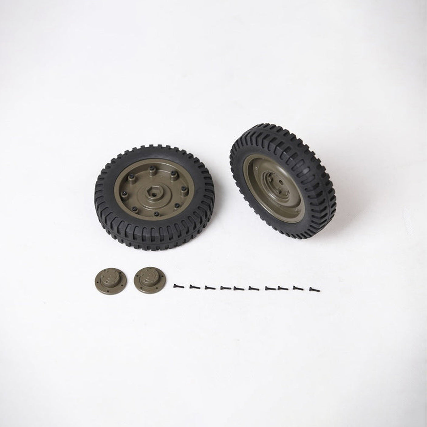 FMS 1/6 1941 MB ラジコンカー用リアルホイールアセンブリ（1ペア） 10601