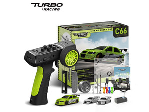 Turbo Racing C66 1:76 ラジコンドリフトカー P36送信機付属 技適認証済み