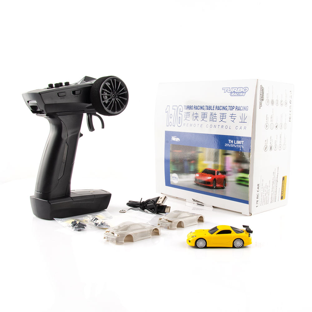 Turbo Racing C71 1:76 RCスポーツカー 2.4Ghz技適認定済 比例制御 リモコンカー RTR