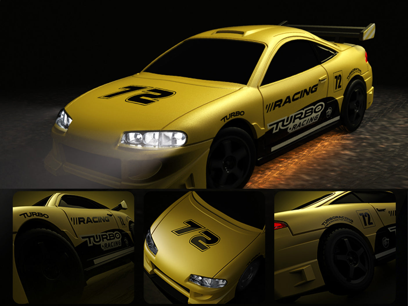 2026新版～Turbo Racing C72 ミニラジコンスポーツカーRTR 技適付