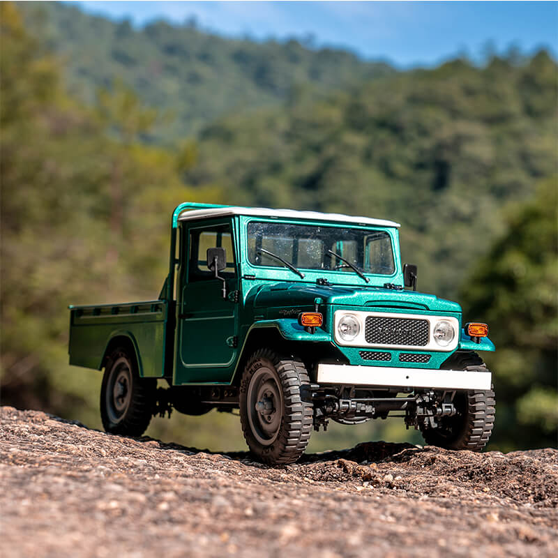 FMS 1/12 TOYOTA FJ45 オフロードRCカーモデル ピックアップ 4WD クローラーカー 国内認証済 完成車 - 赤色