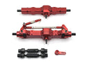 WPL1/10 C74・1/16全シリーズ RCカー用金属アップグレード 前後アクスルASSY & ドライブシャフトセット
