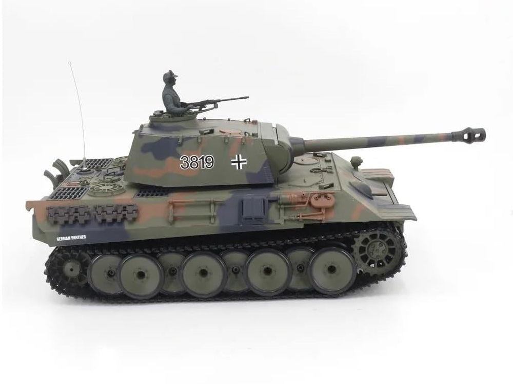 若干訳あり1/16戦車ラジコン ドイツパンサーGヘンロン3879-1