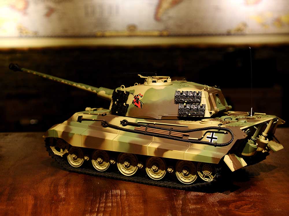 HENGLONG 1:16 3888A ドイツ軍虎王ヘンシェルラジコン戦車 技適