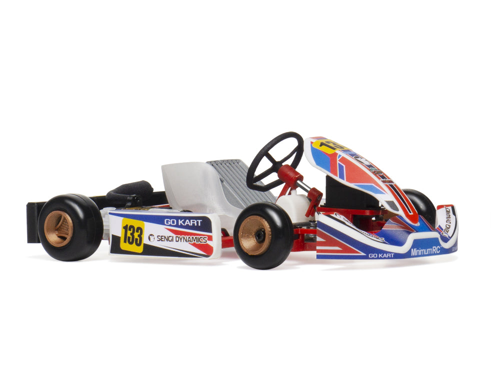 MinimumRC Sengi Kart-80 ミニRCカート｜低重心・連動ステアリング・未