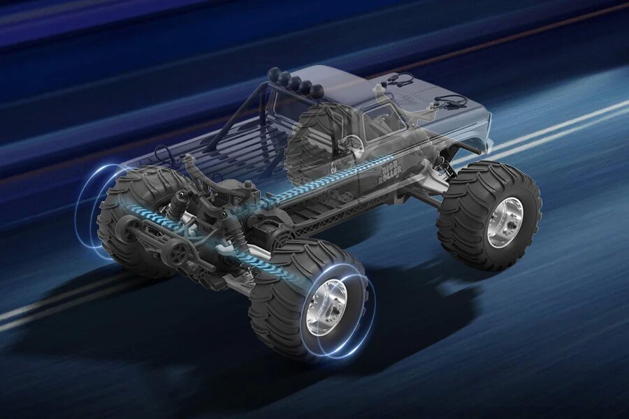 FMS 1:10 Ford F100 ラジコンモンスタートラック RTR 2WD – YOYOHOBBY