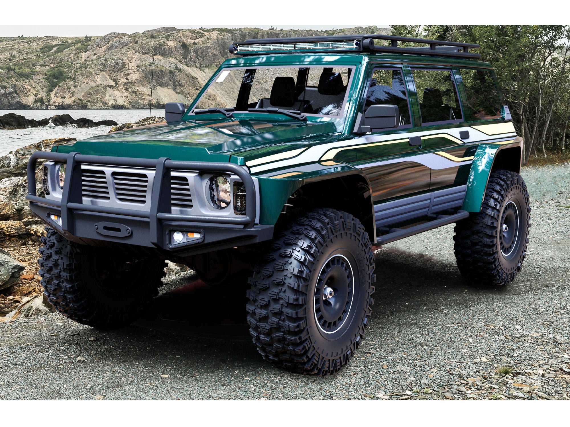 新製品】YIKONG YK4107 1/10 4WD RCクローラー 日産 NISSAN