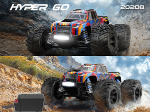 MJX 20208 1/20スケール高速ラジコントラック｜39km/h ブラシレスモーター搭載 バッテリー2個付属 4WD RTR 技適認証済み