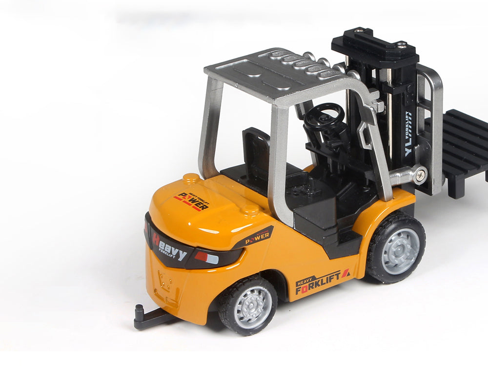 ARRISHOBBY 1/64 ミニフォークリフト 建設車両 RCカー アプリ操作対応 合金製クレーン・パレット・フック付き 大人も楽しめる精密ミニ建機 技適認証済