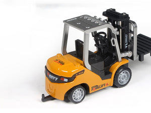 ARRISHOBBY 1/64 ミニフォークリフト 建設車両 RCカー アプリ操作対応 合金製クレーン・パレット・フック付き 大人も楽しめる精密ミニ建機 技適認証済