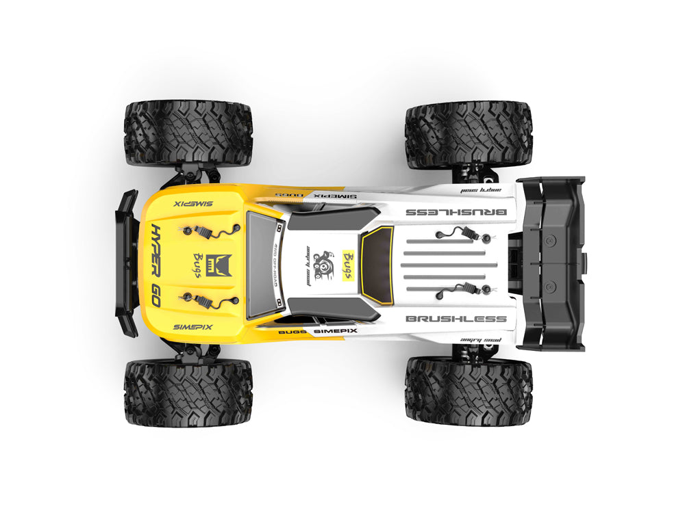 MJX 14207 1/14 ブラシレス 4WD RCカー 53km/h 高速オフロードトラック デュアルボディ付属 技適認証済み