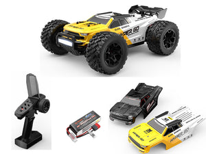 MJX 14207 1/14 ブラシレス 4WD RCカー 53km/h 高速オフロードトラック デュアルボディ付属 技適認証済み