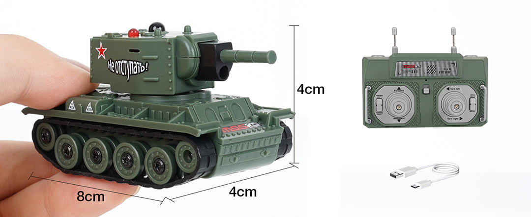 ARRISHOBBY 1/64 スケール RC戦車 赤外線バトル対応 2.4GHz 回転砲塔