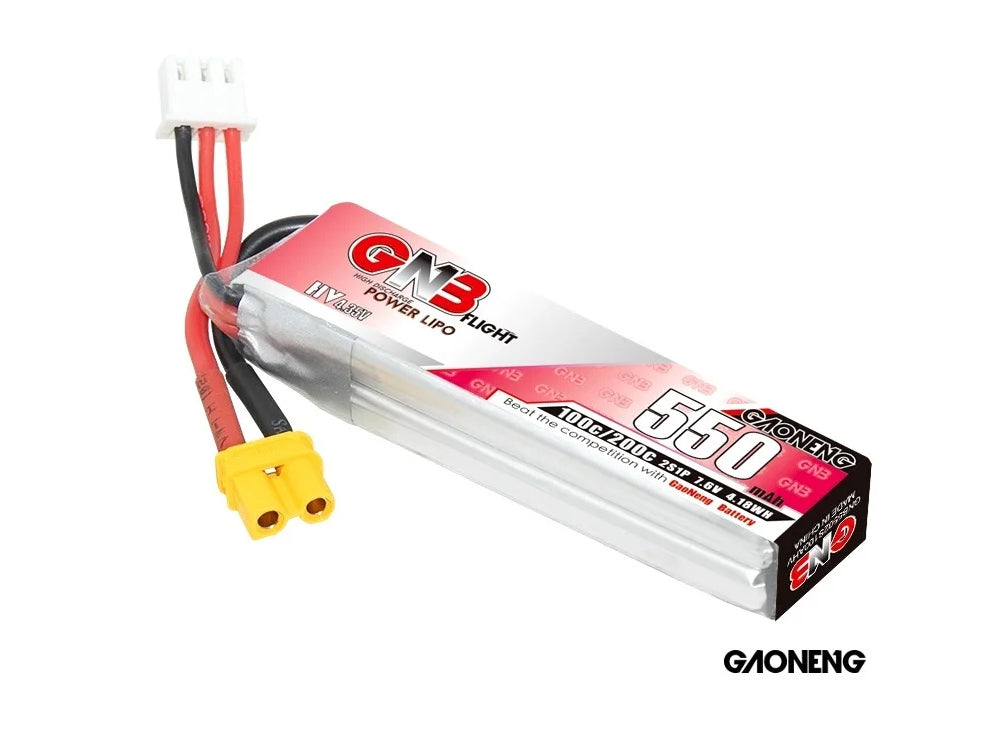 【美品】GNB 650mAh 2S HV Lipoバッテリー 8本セット GNB 2S HV LIPO 7.6C 850mAh 120C