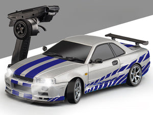 2026新版～LDR/C LD1899 1/18 GTR ラジコンドリフトカー 比例制御  合金製カーシェル