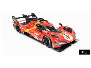 Bburago 1:18 フェラーリ 499P LMHダイキャストカー 完成品 亜鉛合金