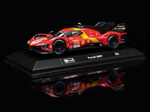 Bburago 1:43 フェラーリ499P LMHダイキャストカー 合金モデル 完成品