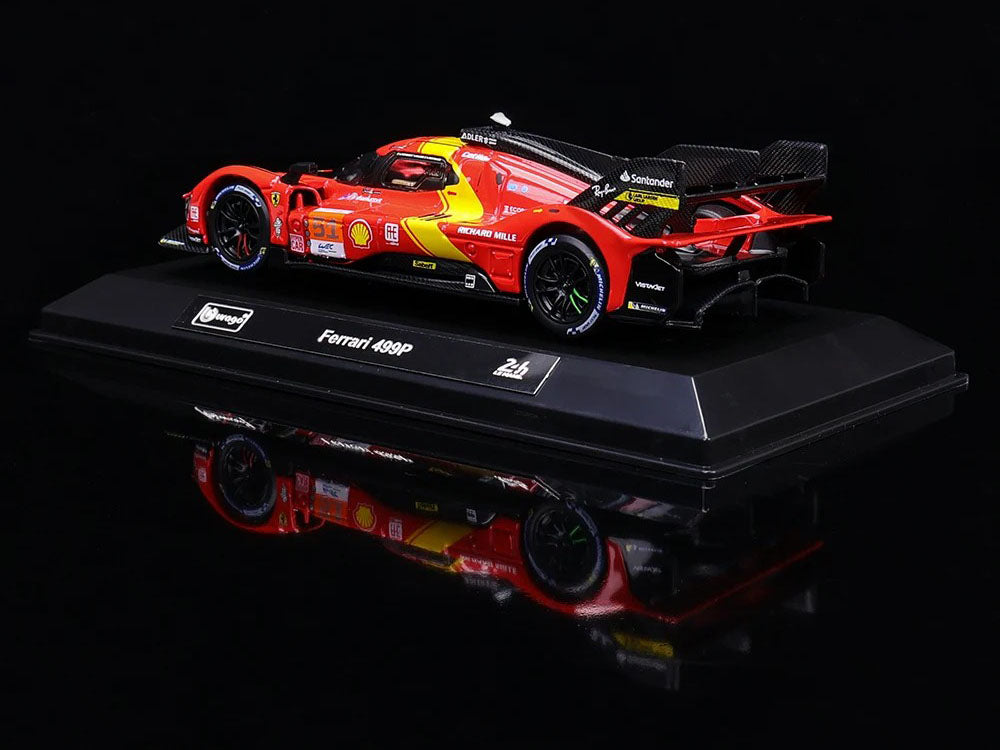 Bburago 1:43 フェラーリ499P LMHダイキャストカー 合金モデル 完成品 – YOYOHOBBY