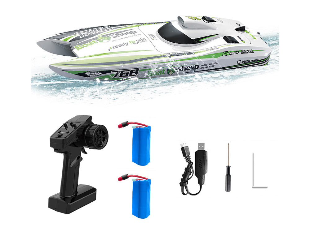 TY XIN 高速ターボ噴射ラジコンボート 30km/h ブラシレス 水冷システム 二重防水設計