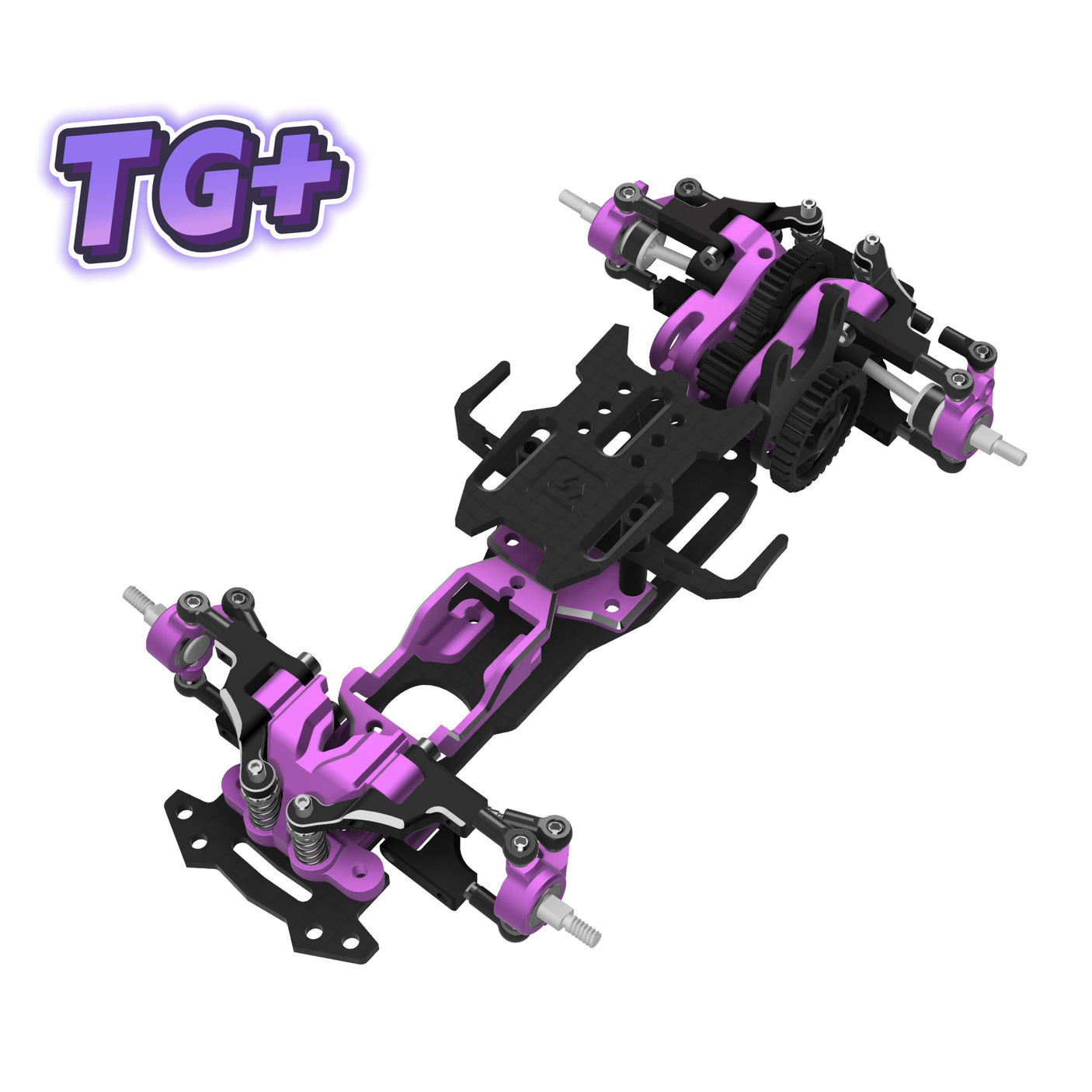 TG Super TG+ 1/24 RWD RCドリフトカーシャーシ（電子パーツ付属）