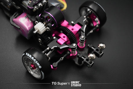 TG Super TG+ 1/24 RWD RCドリフトカーシャーシ（電子パーツ付属）