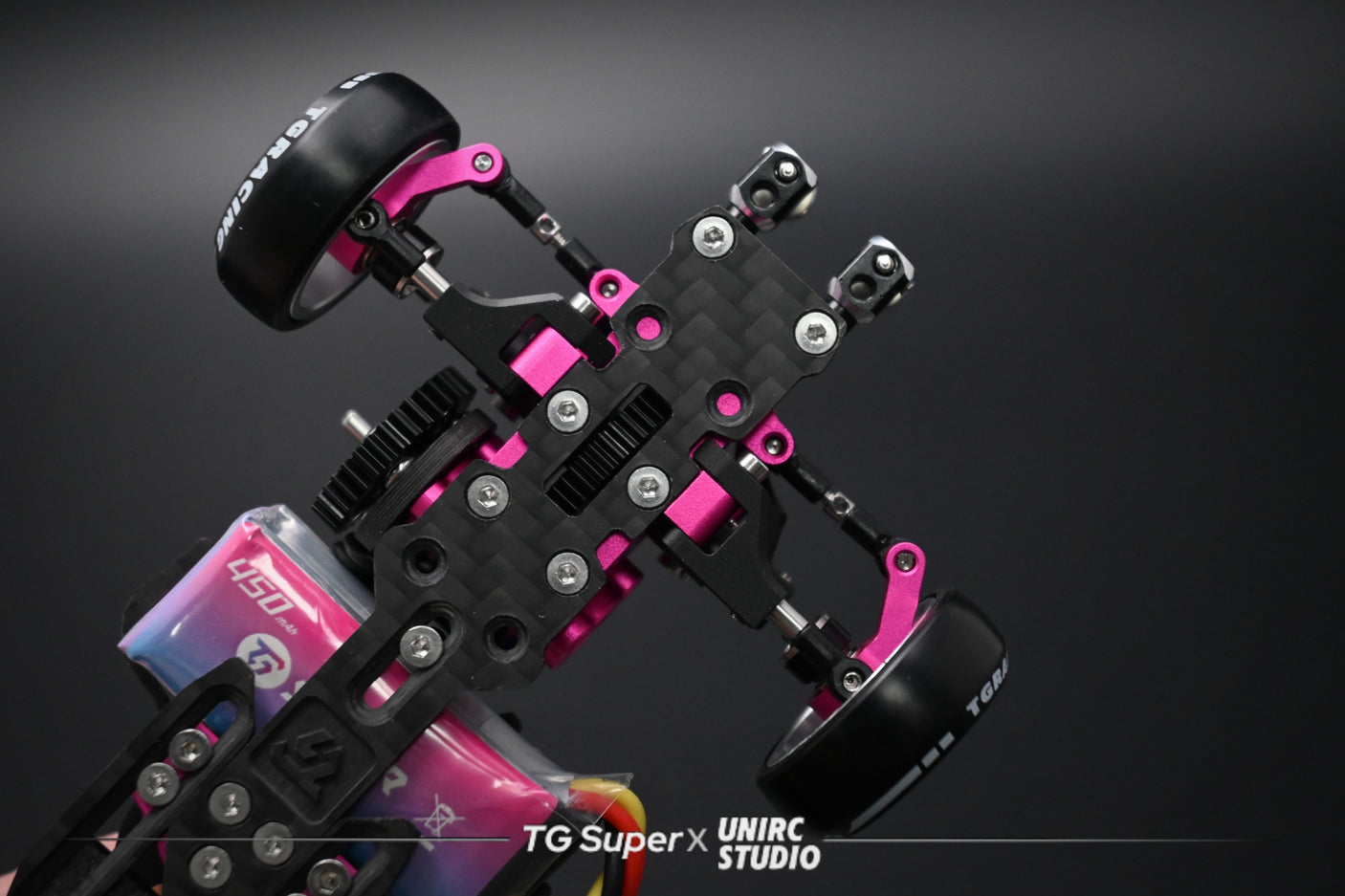 TG Super TG+ 1/24 RWD RCドリフトカーシャーシ（電子パーツ付属）