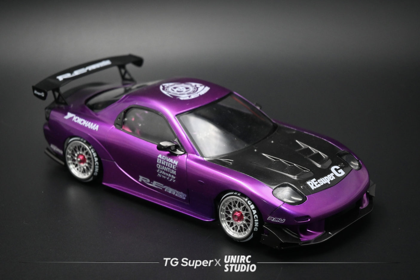 TG Super TG+ 1/24 RWD RCドリフトカーシャーシ（電子パーツ付属）