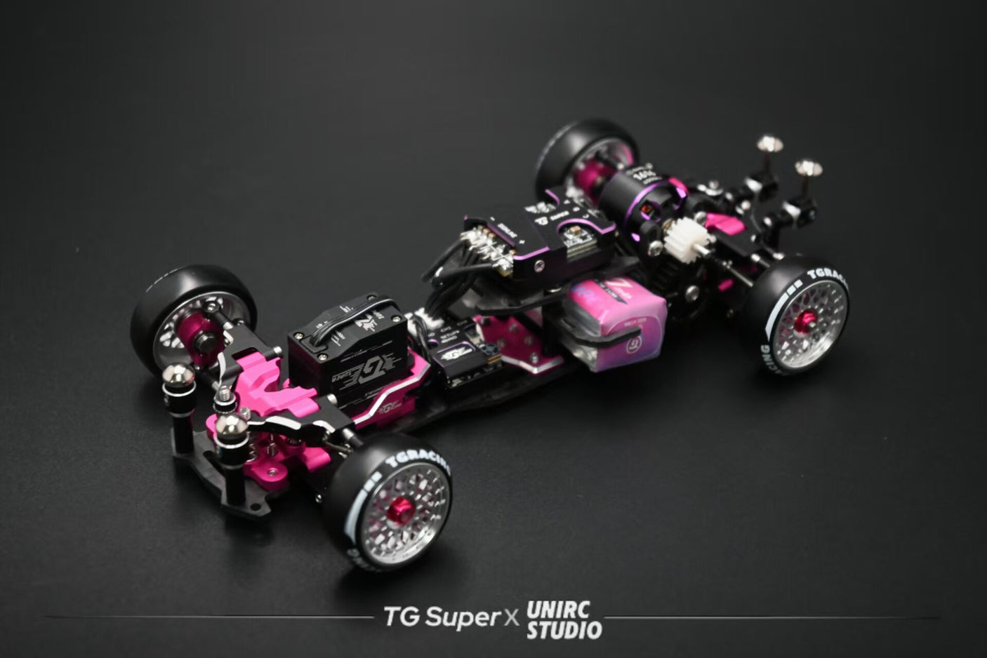 TG Super TG+ 1/24 RWD RCドリフトカーシャーシ（電子パーツ付属）