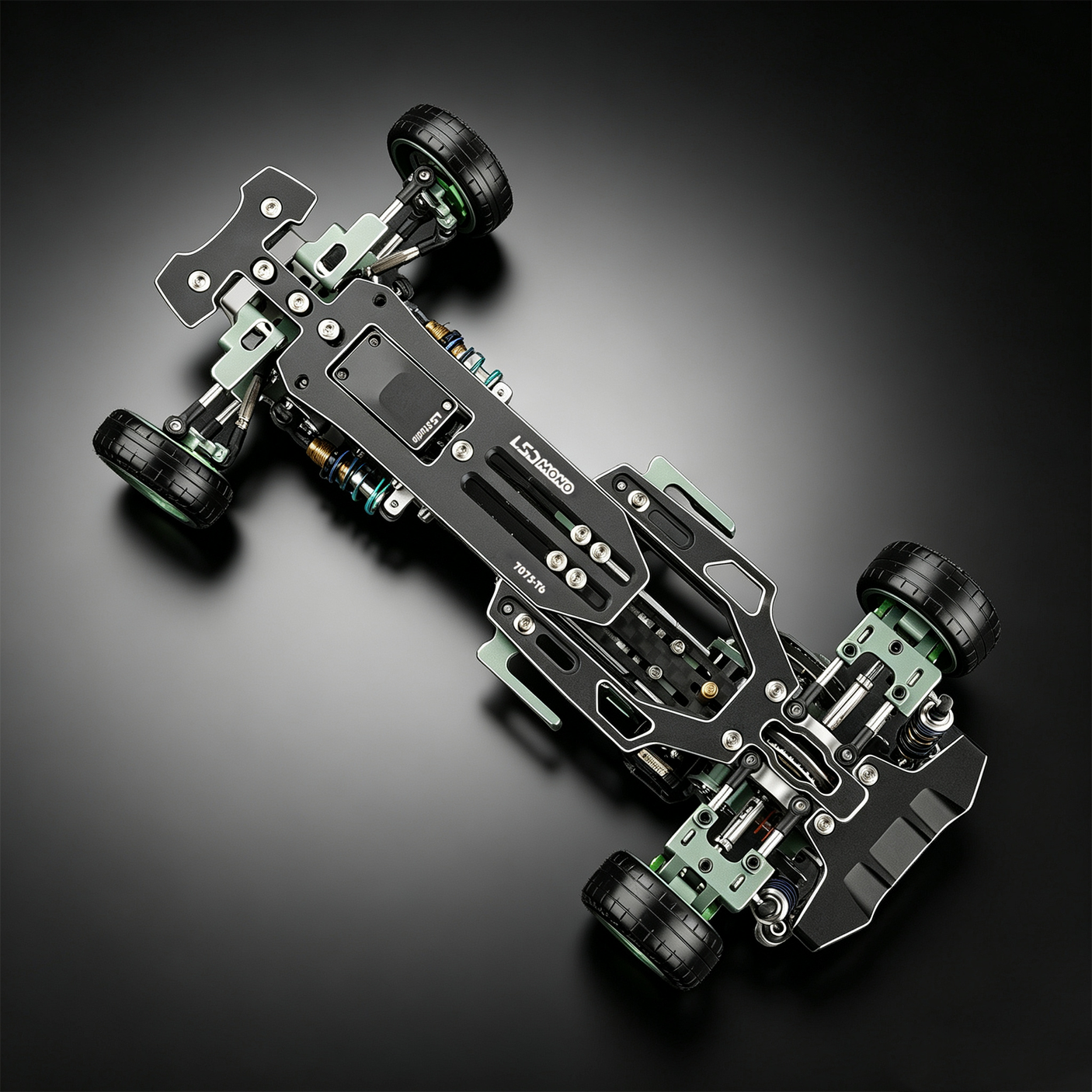 LSD Mono OP版 1/24 RWD RC ドリフトカー 蚊車