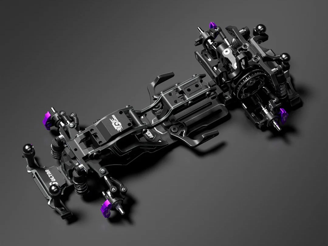 TG Super Ultra 2.0 1/24 フルOP RWD 二輪駆動ドリフト蚊車シャーシ