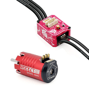 ROCKET-RC 1525 センサードブラシレスモーター & 30A ESC セット 1/28ミニRCカー（蚊車）用